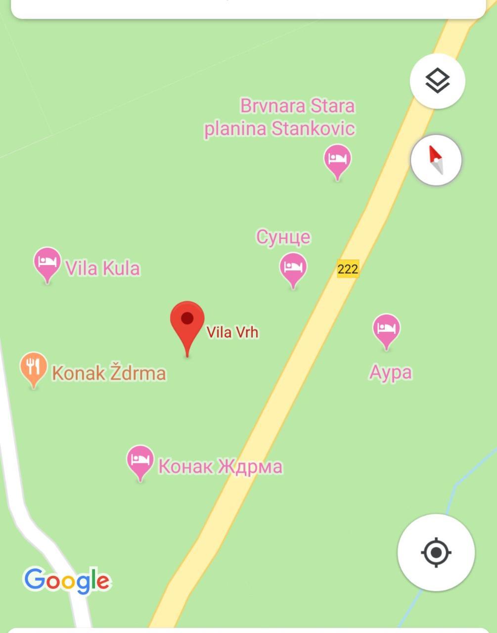 Vila Vrh Crni Vrh Bagian luar foto